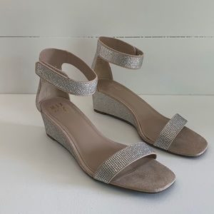 Mix No.6 nude microsuede dress shoes